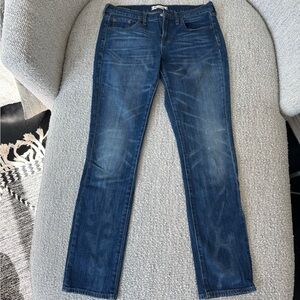 Madewell Distressed Indigo Jeans